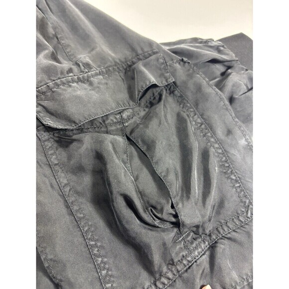 5 a 7 Cinq a Sept Anthropologie Amia Jumpsuit Black XS Spaghetti Straps Pockets - Picture 13 of 16